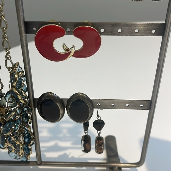 Vintage 80’s/early 90’s jewelry with stand - Picture 10 of 11